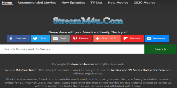 StreamM4u.com site