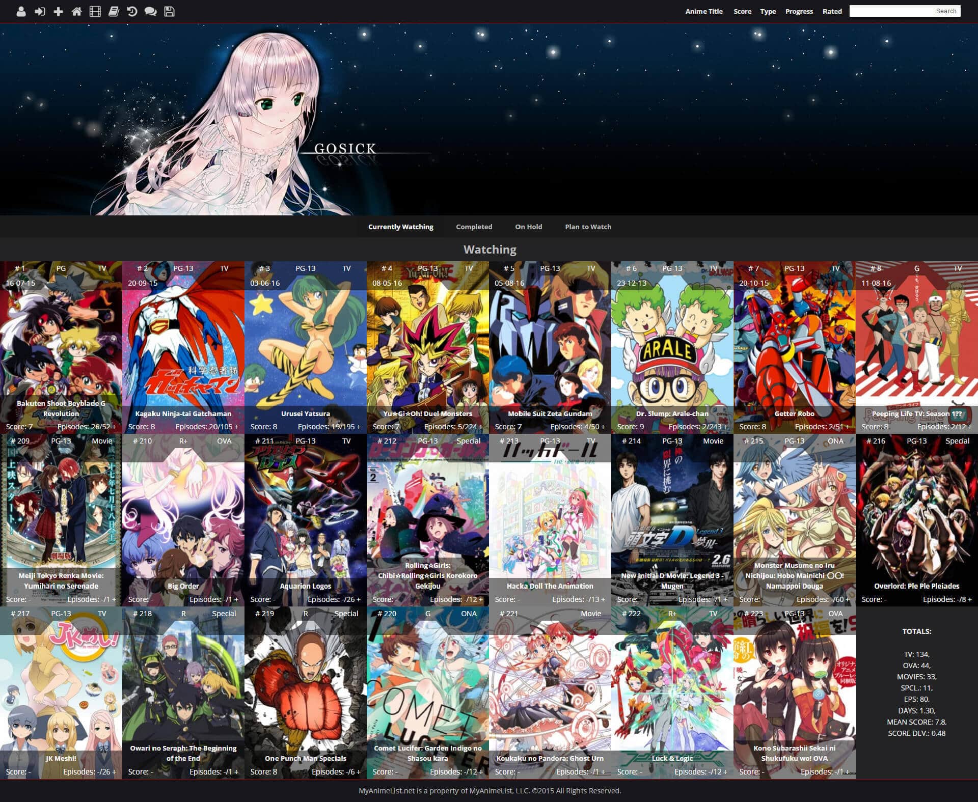 GitHub - Arku3S/MyAnimeList: The List Design for the website: MyAnimeList .net